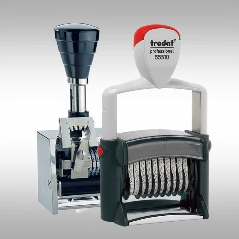 Číslovací samobarvící razítka Trodat